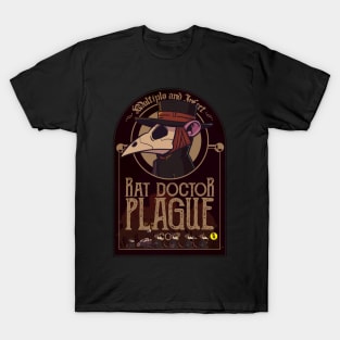 Rat plague doctors, black plague T-Shirt